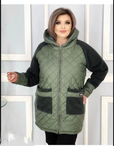 Куртка демисезон "Осень"  ( зеленый) (Киргизия, разные фабрики) — размеры 72-74