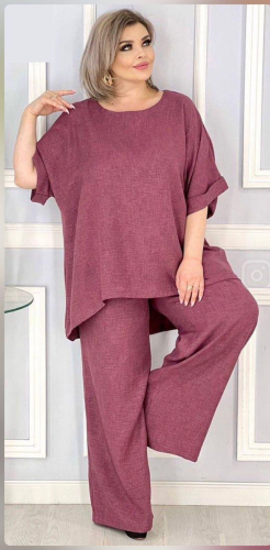 Костюм двойка"Стелла" пудра (Киргизия, разные фабрики) — размеры 68-70, 72-74