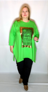 Туника BL-7766 зеленое яблоко