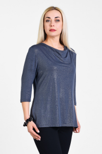 блузка 1910012/4 ( серый графит)