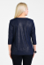 Блузка 1910012/2 темно-синий (Олси, Москва) — размеры 66, 68, 70