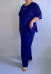 Брюки синие (Smart-Woman, Россия) — размеры 64-66, 68-70, 72-74, 76-78, 80-82