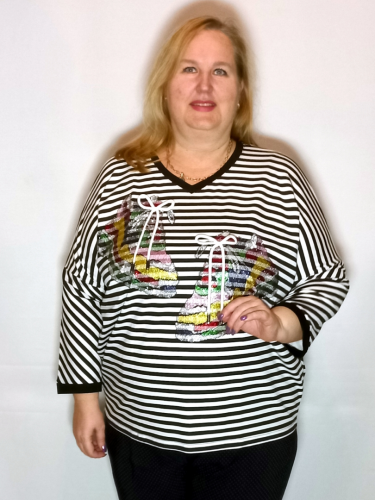 Туника (9160-7) (Китай, Yalina) — размеры 8 xl