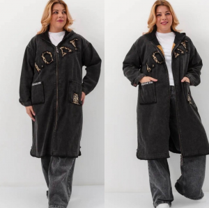 Джинсовый кардиган "LOVE" черный Джинсовый кардиган "LOVE" черный