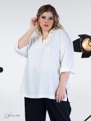 Блузка 33041860-01-01 (Серебряная нить, Москва) — размеры 58, 60, 62